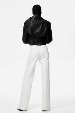 Pantal?n bootcut con cintur?n - H&m фото 9