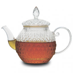 Чайник заварочный 1000 мл из термост. боросиликат. стекла, п/у, арт. BM-0321
