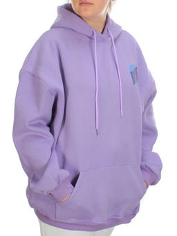 KD721 VIOLET Худи женское на флисе