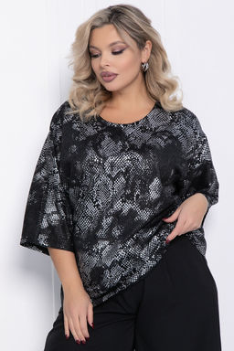 Блуза Австрия (черная) Б12365-27 - Lt collection фото 5