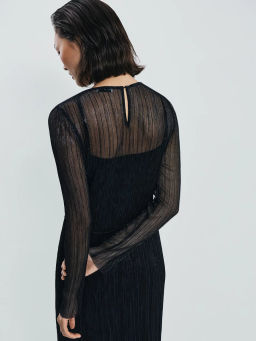 Платье миди с люрексом / Zarina