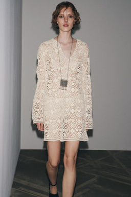 ZW COLLECTION CROCHET MINI DRESS