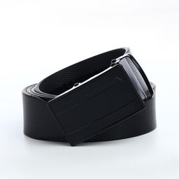 Ремень мужской, 120×3.5 см, пряжка автомат из металла, чёрный