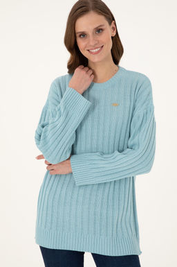 Женский водно-зеленый свитер Неожиданная скидка в корзине - U.s. polo assn фото 3