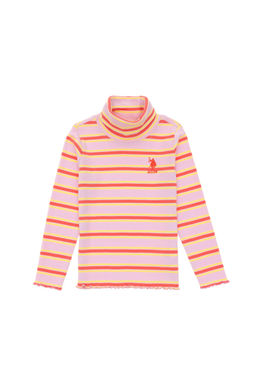 Розовый свитшот для девочки Неожиданная скидка в корзине - U.s. polo assn фото 3