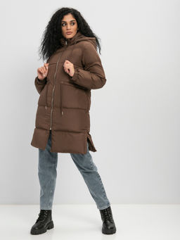 Куртка пуховая Recycled Oversized Longline Puffer Coat / Lee Cooper  фото 2