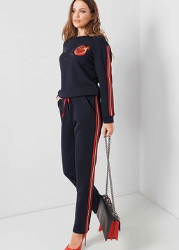 Костюм спортивный с прямыми брюками арт. 4024