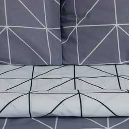 Постельное бельё Этель дуэт Grey haze 143*215 см - 2 шт, 220*240 см, 70*70 см -2 шт,бязь 125 г/м2  фото 9