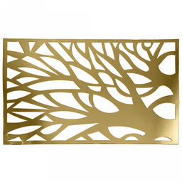 Салфетка декоративная Дерево 30х45см ПВХ, золото (Китай)
