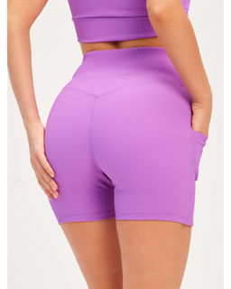 Шорты в рубчик PREMIUM сирень - Rowan фото 2