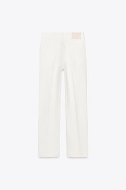 ZW COLLECTION HIGH-WAIST BOOTCUT CROPPED JEANS - Zara фото 8