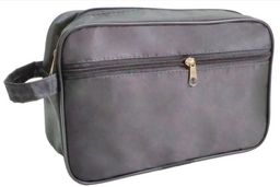 Косметичка Модель-ИК-15B (25*16*h8) МУЖСКАЯ Серая