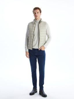 Standart Kal?p Dik Yaka Erkek ?i?me Yelek