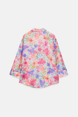 CAMISA ESTAMPADO FLORAL / Multicolor - Zara фото 7