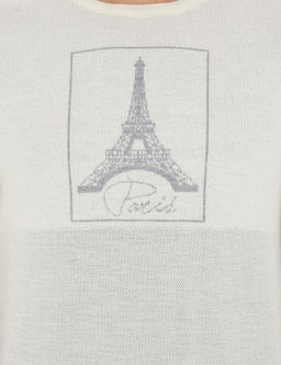 Белый зауженный свитер - Cacharel фото 7