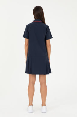 U. S. Polo Assn / Женское темно-синее тканое платье - U.s. polo assn фото 4