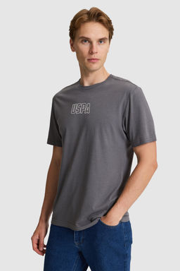 Erkek Antrasit Regular Fit Bisiklet Yaka Ti__rt