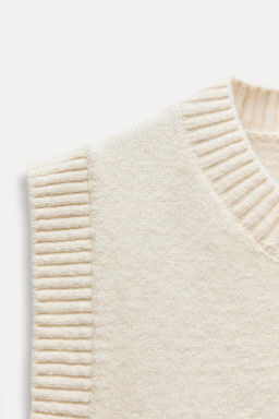 PLAIN KNIT VEST - Zara фото 9