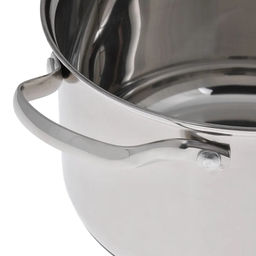 Кастрюля нерж 3,0 л (18 см) ZEIDAN со стекл крышкой, 5-ти слойное капс дно, арт. Z-50243