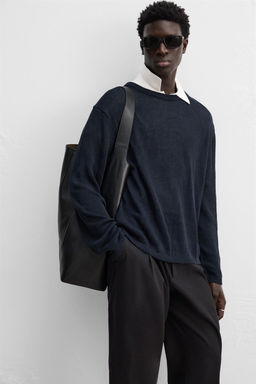 100% LINEN SWEATER - Zara фото 6