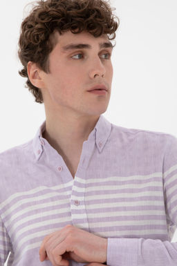 Erkek Lila Uzun Kollu G_mlek Sepette S_rpriz _ndirim - U.s. polo assn фото 2