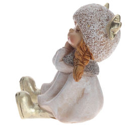 Фигурка декоративная "Мальчик/Девочка", L5,5 W6 H6,5 см, 2в.