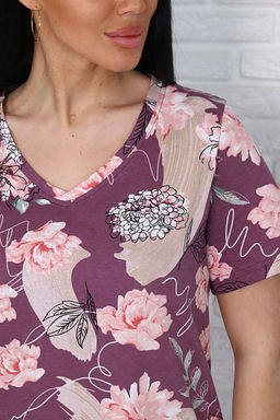 Костюм с брюками (00991, бордовый) - Плиона фото 14