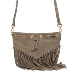 M1208 sand, Женская замшевая сумка, Barcelo Biagi