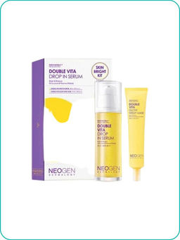 Набор Neogen Dermalogy Vita Drop In Serum Skin Bright Kit сыворотка 50 мл и маска-плёнка 40 мл