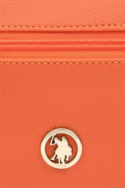 U. S. Polo Assn / Женская оранжевая сумка через плечо - U.s. polo assn фото 6