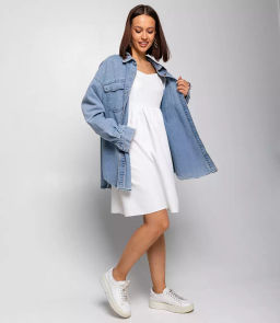 Платье #БШ2044, белый