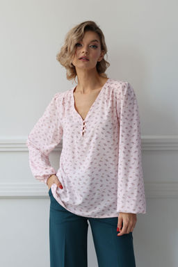 Блузка с глубоким вырезом - Looklikecat фото 3