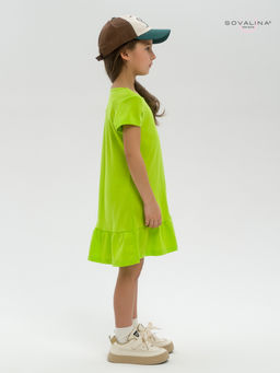 Платье Алиса салатовая - Sovalina фото 8