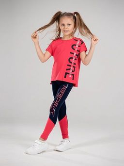 CRB wear/!CWJG 70235-41 Брюки модель легинсы для девочки,темно-синий/Ex.Cherubino  фото 2