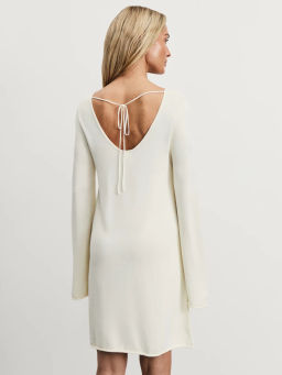 Вязаное мини платье из вискозы с открытой спиной / Zarina  фото 5