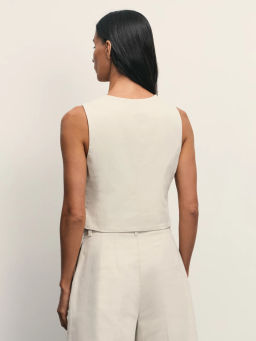 Жилет с содержанием льна / Zarina  фото 6