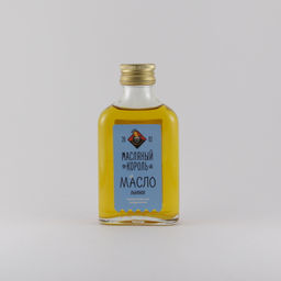 Масло льняное нерафинированное Масляный король 0,1л
