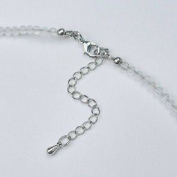 Колье из Горного Хрусталя и Гематита 38 см +