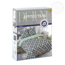 Постельное белье Ирландия с наволочками 50х70 (поплин DE LUXE) 2,0 сп./Пододеяльник: 1 шт. - 215*175; Простыня: 1 шт. - 215*200; Наволочка: 2 шт. - 50*70; DE LUXE с наволочками 50х70 - Артпостель фото 5