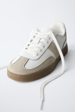 LEATHER PLIMSOLLS - Zara фото 3