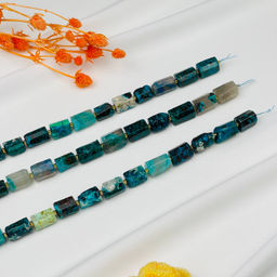 Бусины для украшений из Хризоколлы - Радуга самоцветов фото 3