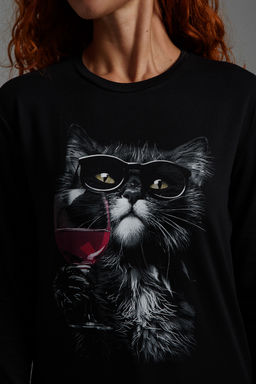 8541 Футболка с длинным рукавом женская