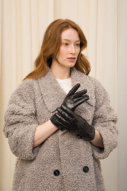 Перчатки из полиэстера с резинкой на запястье