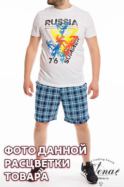 Костюм (футб+шорты) х/б Арт. 11807П 2-набивка
