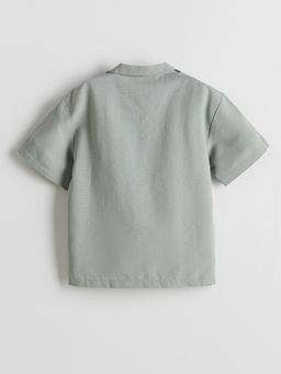 Keten Kar???ml? Erkek ?ocuk G?mlek