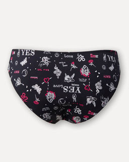 Трусы-бикини с принтом - Deseo фото 3