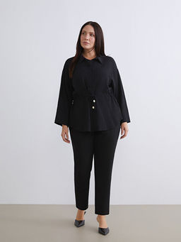 Beli Lastikli Havu? Kesim Kad?n Pantolon