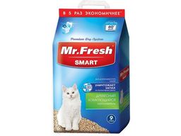 Наполнитель М.Фреш Смарт 9л/4,4кг древесн.-комк., д/длиннош.кошек, F605, Неотерика, 2шт.упак.