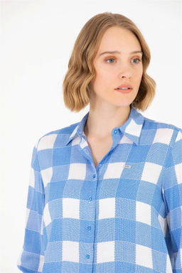 Женская рубашка Saks с длинным рукавом Неожиданная скидка в корзине - U.s. polo assn фото 3