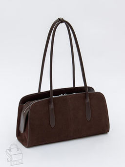 Сумка женская кожаная 8008-1SMS coffee Velina Fabbiano-Safenta